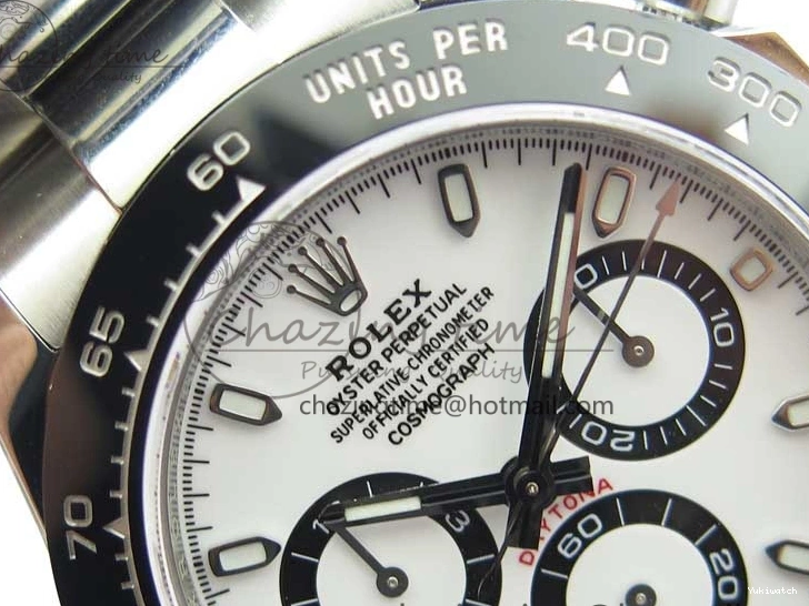 Daytona 1:1 Best and V4 SA4130 Case White 116500 Noob 904L Dial Bracelet Edition SS 0318